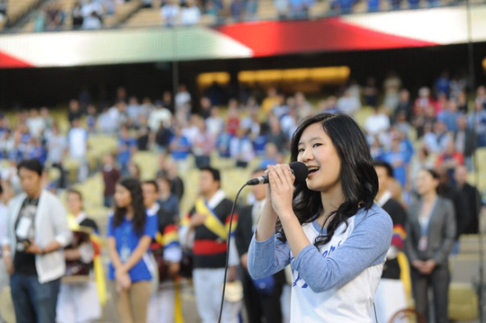 Megan Lee Rocks Dodgers' Korean Heritage Night - Character Media