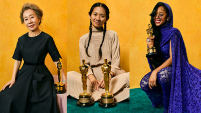 Oscars 2021 Asian Women Yuh-Jung Youn Chloe Zhao HER