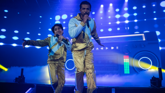 Utkarsh Ambudkar and Punam Patel in World's Best