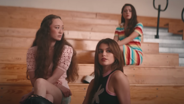 Havana Rose Liu, Ruby Cruz and Kaia Gerber feature as members of the girl powered fight club.