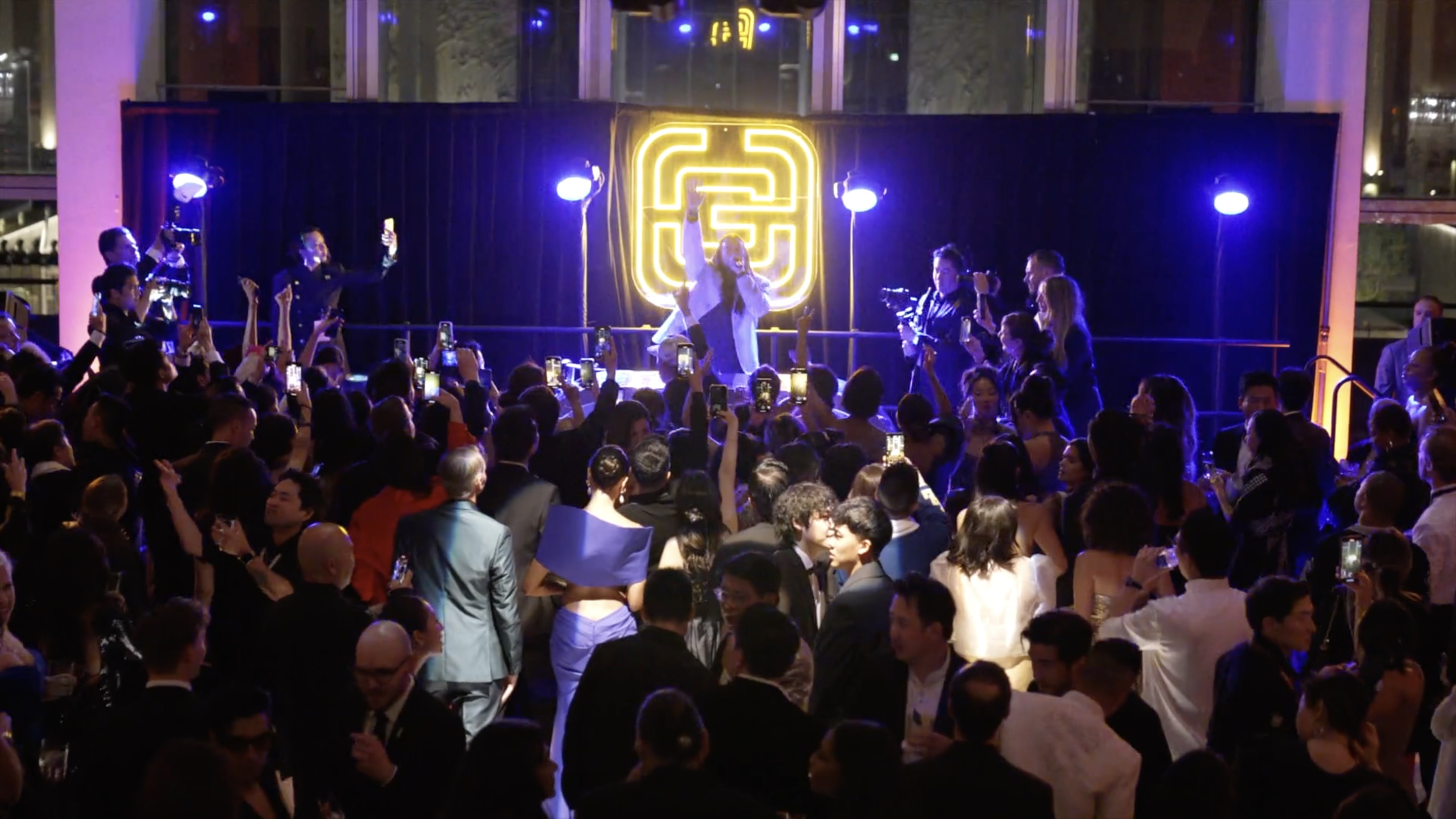 Steve Aoki DJs the Billboard x Gold House Founders Party.